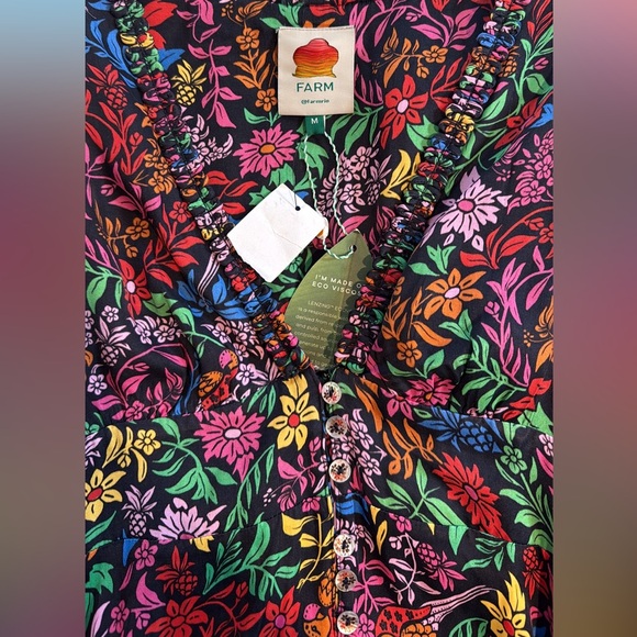 FARM Rio Multicolor Long Sleeve Dress - Picture 4 of 7